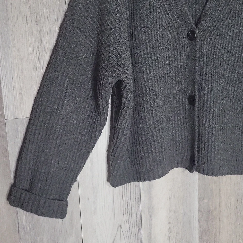 Abercrombie & Fitch‎ Womens M Wool Blend Sweater Cardigan Oversized Preppy